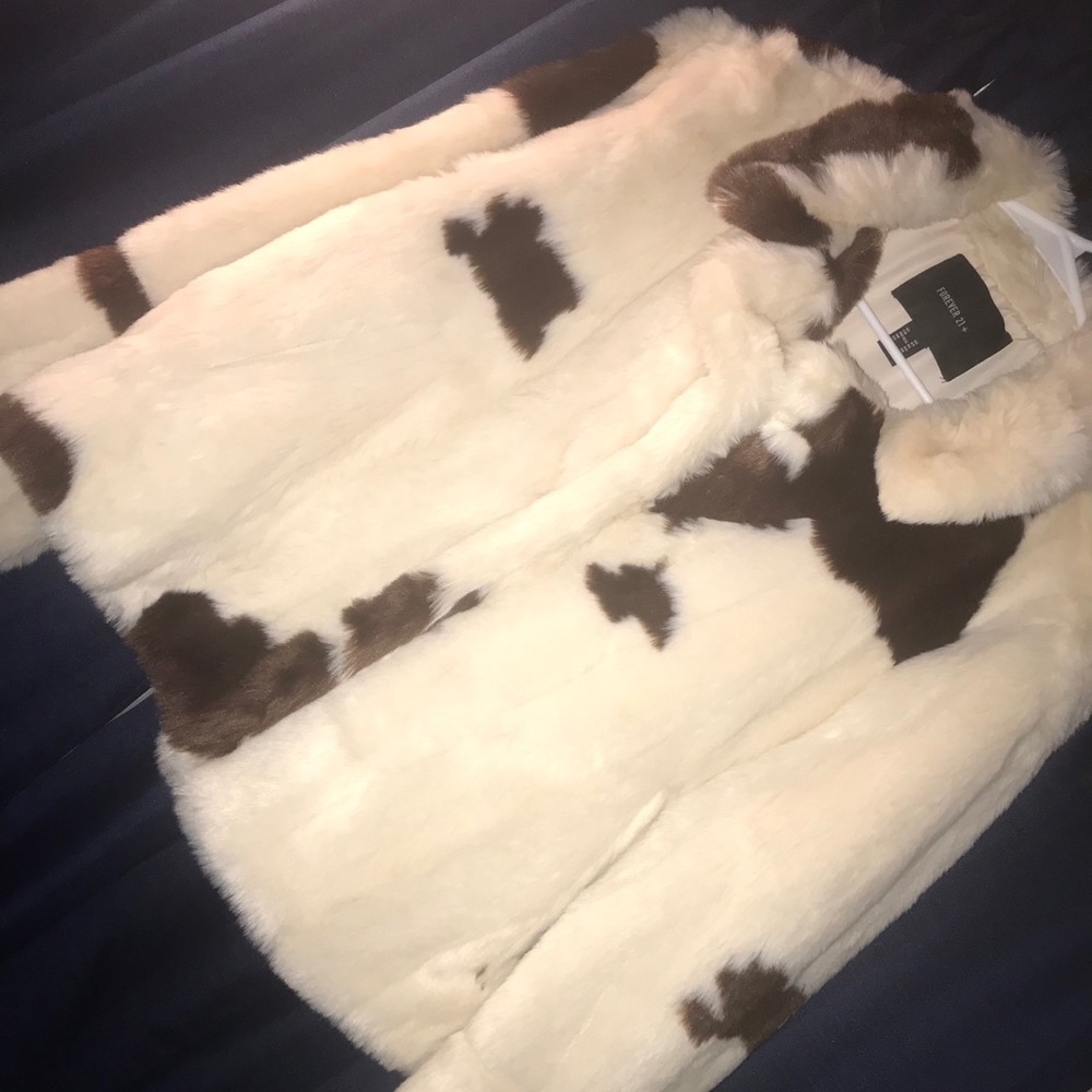 Cowhide flur jacket